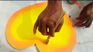 Make Handmade Decorative Heart using Thermocol
