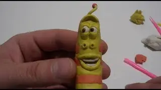 Как слепить червяка с мультика# Ларва.