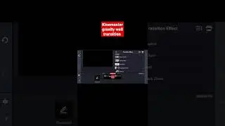 kinemaster text transition effects|kinemaster gravity well transition