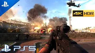 (PS5) CHAOS IN THE CITY - Ghost Team | Immersive ULTRA Realistic Graphics 4K 60FPS HDR Call of Duty