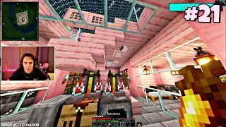 Добываю 15.000 алмазов! Майнкрафт Выживание на sDF6 Mini + БедВарс | СТРИМ #21