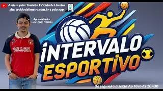 Ao vivo Intervalo Esportivo 22/7/2026 traz o resumo do futebol e demais esportes