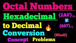 octal, hexadecimal, decimal (conversion)