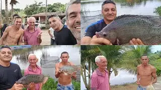 OLHA OS PEIXES QUE RAFAEL FILHO DA ROÇA E SÍTIO CESÁRIO PEGOU!!!