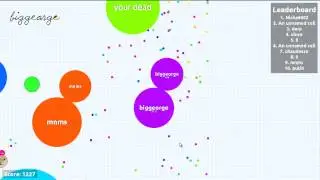 Трети в Agar.io : D