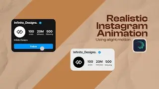 Instagram animation using alight motion.