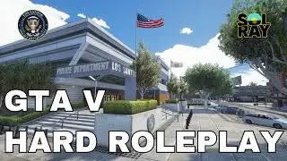 Вшанування пам'яті ОФІЦЕРА ПОЛІЦІЇ | GTA V HARD ROLEPLAY #16 - Поліцейський
