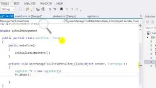Create Menustrip