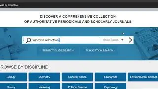 Lecture   Using Library Databases
