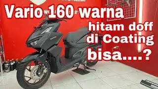 Honda Vario 160 Hitam Doff Coating Nano Ceramic