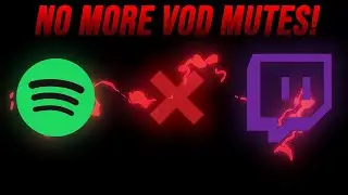 HOW TO REMOVE SPOTIFY AUDIO FROM TWITCH VODS!