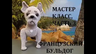 ФРАНЦУЗСКИЙ БУЛЬДОГ КРЮЧКОМ, МАСТЕР КЛАСС, ЧАСТЬ 3