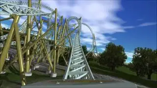 Double Colossus (No Limits 2 20-inversion coaster)