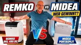 Midea PortaSplit 2024 vs Remko RKL495DC - Vergleich - Mobile Klimaanlage ohne Abluftschlauch - Test