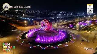 Hàng vạn người dân đổ về xem nhạc nước Sun Urban City Hà Nam