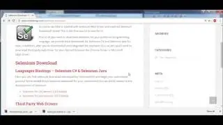 Selenium C# - Integrate Selenium with DotNet