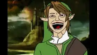 Link Falcon Punches Zelda in the Baby Box