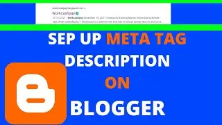 How To Set Up A Meta Tags On Blogger