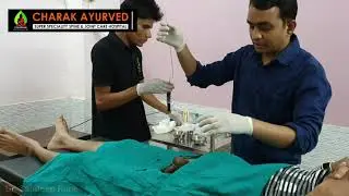 Uttar Basti Performing By Dr.Sandeep Rane