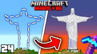 I Spent 36 Hours Building a MASSIVE STATUE in Hardcore... (S7E24)