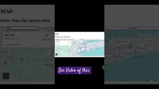 Map project with html and css..