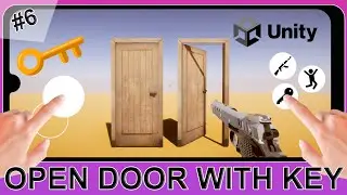 Open Door with Key-Touching with Screen-Unity Tutorial-Fps Control Mobile-(Touch Screen Fps)-Part 6