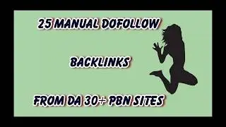25 Manual dofollow backlinks from DA 30 PBN sites