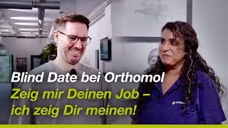 Blind Date bei Orthomol: Shanthini (Produktion) und Jan (Digital Business) zeigen einander ihre Jobs