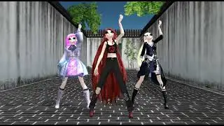 【MMD】Higher 【naruto girls】