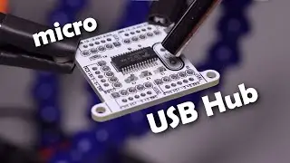 Making a small USB hub with tiny surface mount components