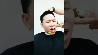 When your barber talks while cutting 
