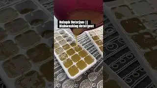 Bulaşık makinesi deterjan yapımı || Homemade  Diswashing detergent || Sağlıklı temizlik - Kendin yap