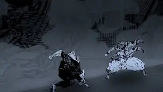 Yuji vs Sukuna manga animation 👄