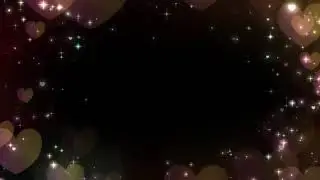 black screen heart effect background beautiful/no copyright