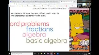 MathEd Forum: February 25, 2023: First Year College Mathematics