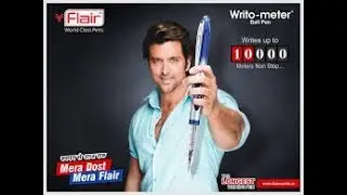 FIX A Flair Writometer Gel pen using ONE HAND only !!!!!