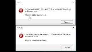HpStatusBL.dll Hatası Çözümü