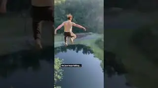 he didnt stop falling... #shorts #funny #memes