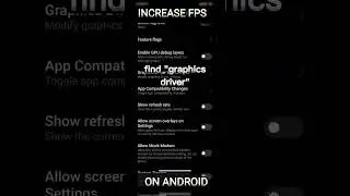 increase fps & reduce lag in mobile games / devices