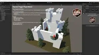 Unity player behind wall