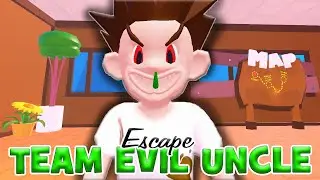 [🧒NEW] КОМАНДНЫЙ ПОБЕГ ОТ ЗЛОГО ДЯДИ TEAM EVIL UNCLE ESCAPE TEAM WORK OBBY!