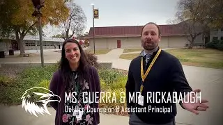 Ms. Guerra and the Del Oro Fight Song