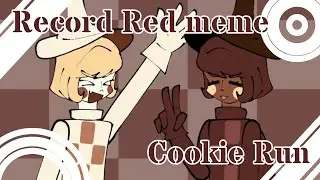 Record Red animation meme || COOKIE RUN Ovenbreak || Choco chess twins