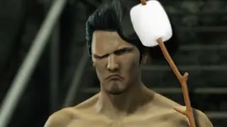 Kiryu gets brutally beaten in a kids game