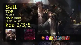 Rank 5 NA Sett Top: Sett vs Ornn