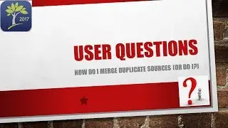 How do I merge duplicate source citations ?