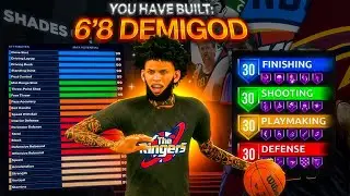 *NEW* 6'8 DEMIGOD POINT GUARD BUILD IS DOMINATING NBA 2K24!! OVERPOWERED BUILD! Best Build 2k24
