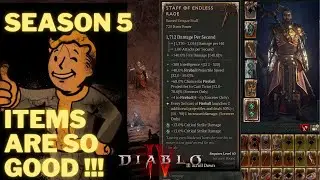 Diablo 4 - SEASON 5 - ITEMS ARE SO GOOD !!!