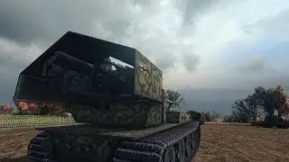[Геймплей] Waffentrager E100 в WoT - 128 мм орудие