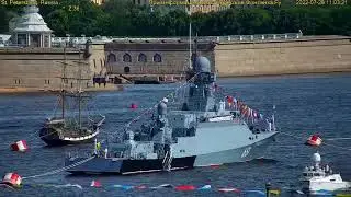 Генеральная репетиция Парада ко дню ВМФ, Санкт-Петербург